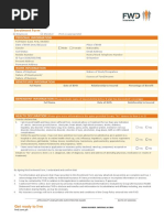 Health Declaration Form