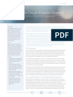 Juniper Unite Cloud-Enabled Branch: Simplifying, Automating, and Transforming The Enterprise Branch Towards The Cloud