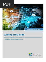 Auditing and Governance of Social Media