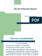 O Desafio Da Pesquisa Social