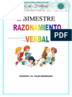 Raz. Verbal II Bim Modulo