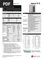 ARUM260LTE5: LGE MULTI V 5 Specification Data