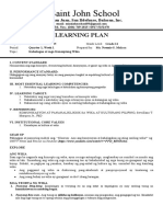 Learning Plan Komunikasyon