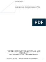 Plan de Contingencia y de Seguridad Iep. Los Amautas 2015