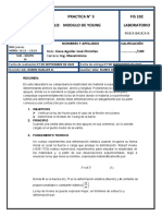 Laboratorio Modulo de Young