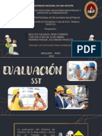 Evaluacion de Seguridad y Salud en El Trabajo