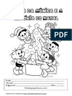 A Historia Do Natal Turma Da Monica