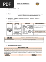 Sesion de Sistema de Ecuaciones