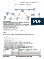 Examen N - 2 - Configuration D - Un Routeur