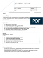 Year 10 Volleyball Folio Task Sheet - Modelled