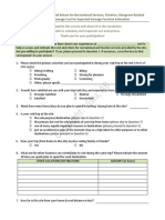 Questionnaire For Recreational and Tourist Areas 1