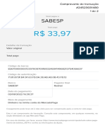 Pagamento Do Servico (SABESP) - 24523031480