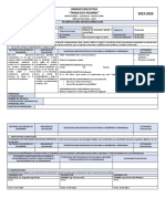 Planificacion de Matematicas