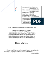 User Manual: Multi-Functional Flow Control Valve For Water Treatment Systems