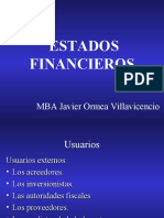 Estado de Situacion Financiera