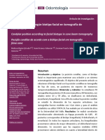 Posición Condílea Según Biotipo Facial en Tomografía de Haz de Cono