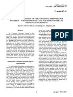 Industrial Validation of The Functional Performance Equation - A Breakthrough Tool For Improving Plant Grinding Performance