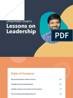 Dharmesh Shah's: Lessons On Leadership