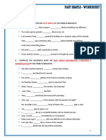 Past Simple Worksheet Fun Activities Games Grammar Drills - 15549