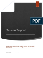 Business Proposal