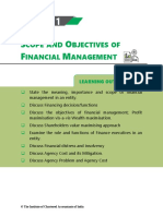 Scope and Objectives of Financial Management