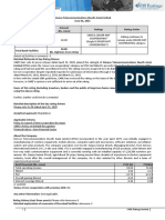 Details of Facilities in Annexure - 1: Rationale-Press Release