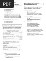 Exercises - Variable Costing