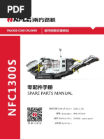 China NFLG NFC1300S Mobile Cone Crusher Spare Parts Manual 2022