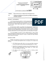 Revenue Regulations No. 6 ' 9.0 2 2: Muauc Ofthe Philippines Department or Finance