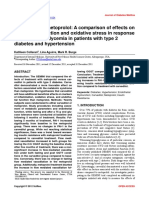 Carvedilol Vs Metoprolol A Comparison of Effects o