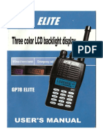 Manual Motorola GP78 Elite - FQ PMPR 159.425