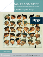 (Kepa Korta and John Perry) Critical Pragmatics A