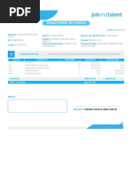 Fecha Empresa: Salario: Número de Identificación: Nit: Nombre: Ciudad: Cargo: Tipo de Identificación: Periodo de Pago