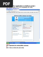 Procedure For Registration On Selfcare Portal