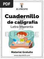 Cuadernillo Caligrafia Letra Imprenta Elprofe20