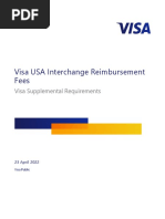 Visa USA Interchange Reimbursement Fees