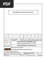 Procedimientos de Ensayos No Destructivos