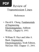 Review of Transmission Lines