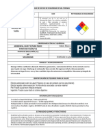 Sal Yodada Datos de Seguridad