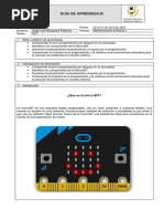 Guía 4 Periodo I Conociendo La Microbit - Panel Led