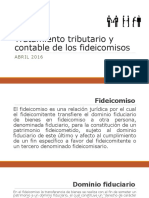 Tratamiento Tributario y Contable de Los Fideicomisos