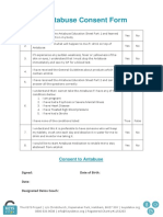 Antabuse Consent Form