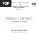 Modulo Seminario Monográfico