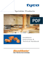 CPVC Fire Sprinkler Products: Installation Instructions & Technical Handbook