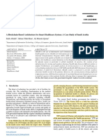 A Blockchain-Based Architecture For Smart Healthcare System: A Case Study of Saudi Arabia