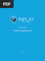 In Play Sportdata - Rules and Conditions