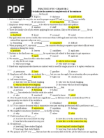 Practice (Voc+ Gram-U8) - 2 Mark The Letter A, B, C, or D To Indicate The Answer To Complete Each of The Sentences