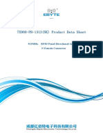 Tx900-Pb-1313 (NK) Product Data Sheet: 915Mhz Rfid Panel Directional Antenna N Female Connector