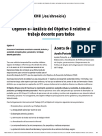 Objetivo 8, Análisis Del Objetivo 8 Relativo Al Trabajo Decente para Todos, A.Parisotto, Naciones Unidas