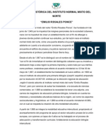 Reseña Histórica Del Instituto Normal Mixto Del Norte